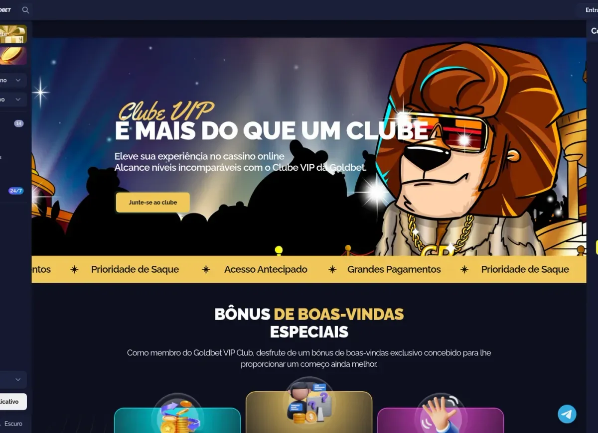 Goldbet: visão geral do clube VIP